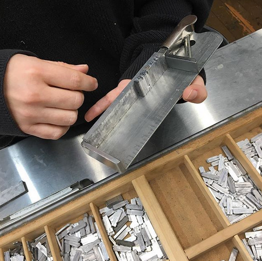 2/21 | Letterpress Typesetting at Reflex Letterpress