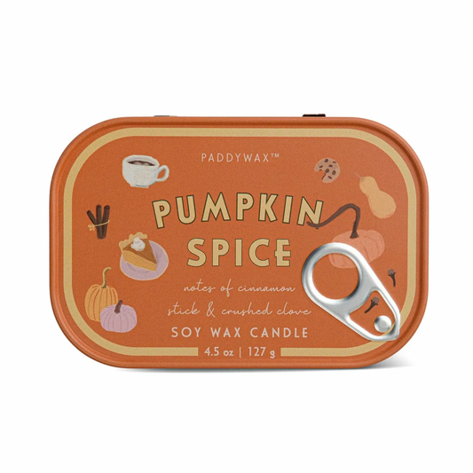 Pumpkin Spice Bistro Tin Candle
