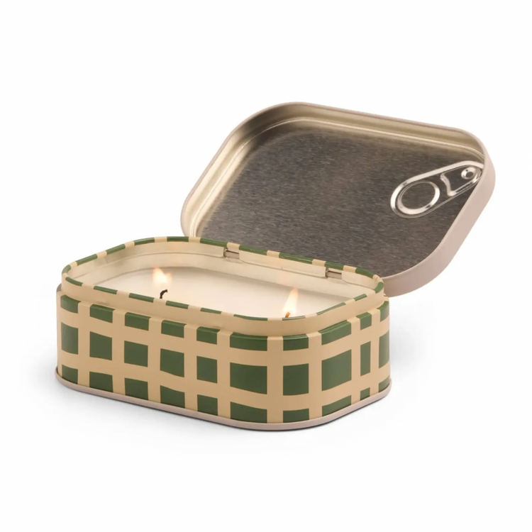 French Baguette Bistro Tin Candle