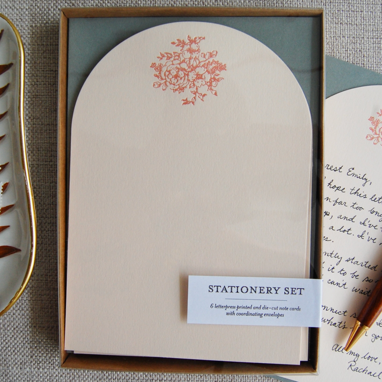 Floral Stationery Set