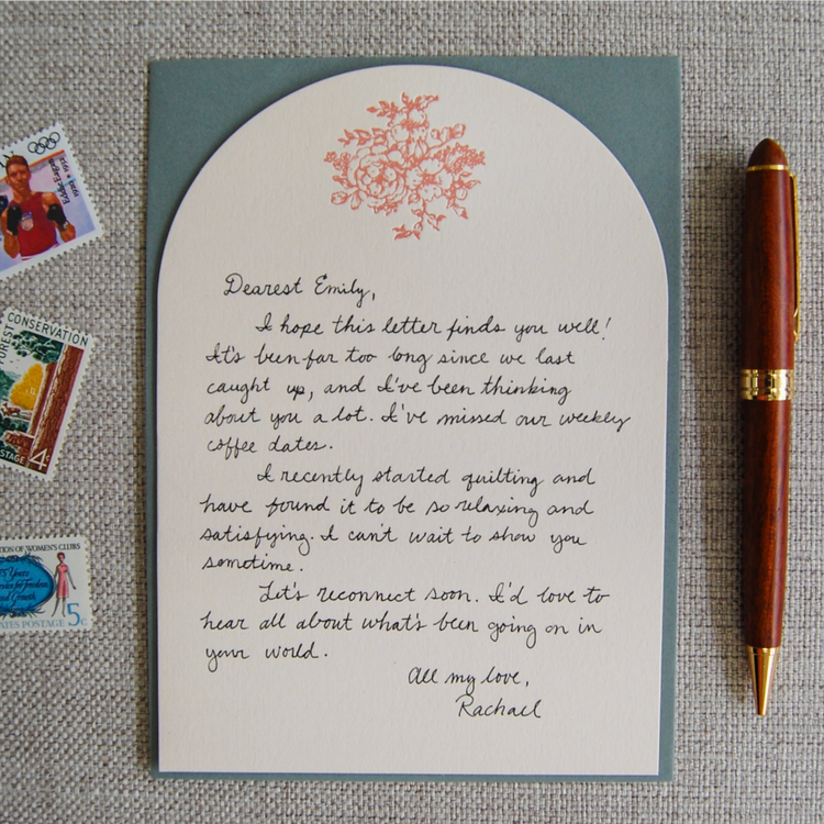 Floral Stationery Set