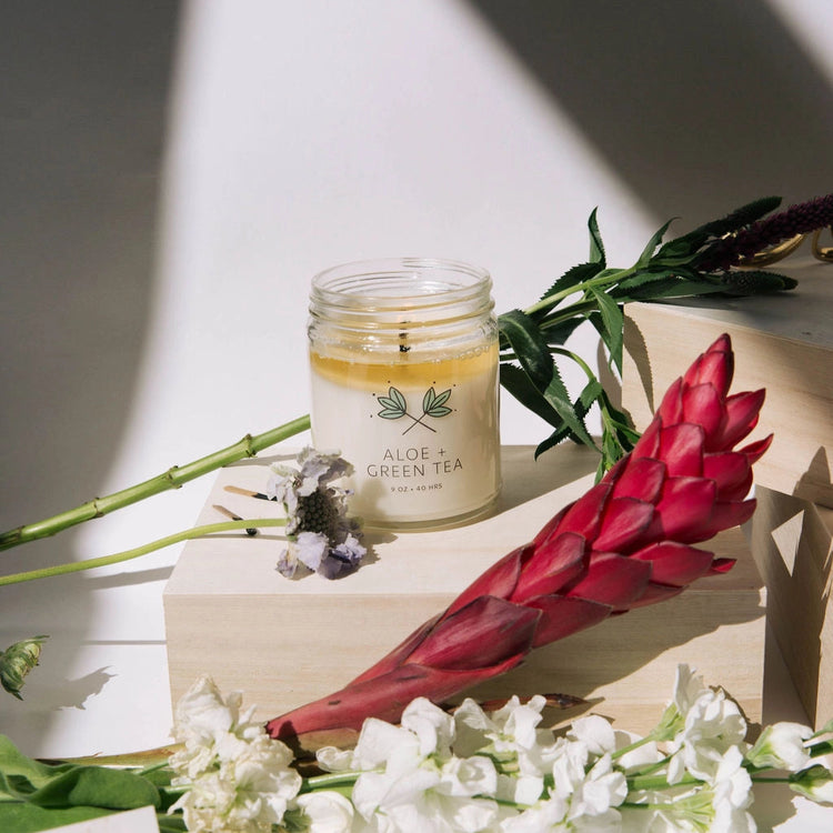 Aloe and Green Tea Candle