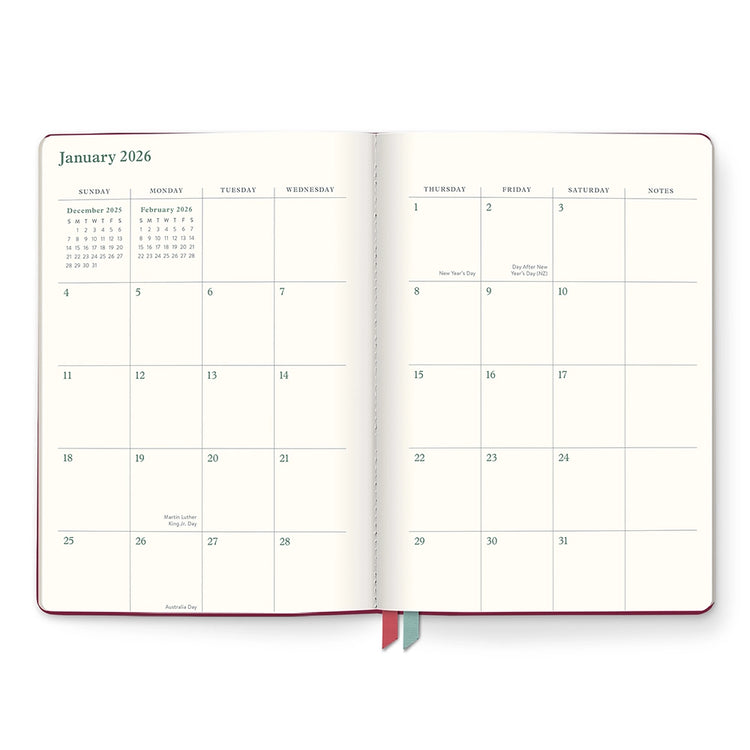 2026 Argyle Clara Clothbound Planner