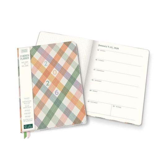 2026 Argyle Clara Clothbound Planner