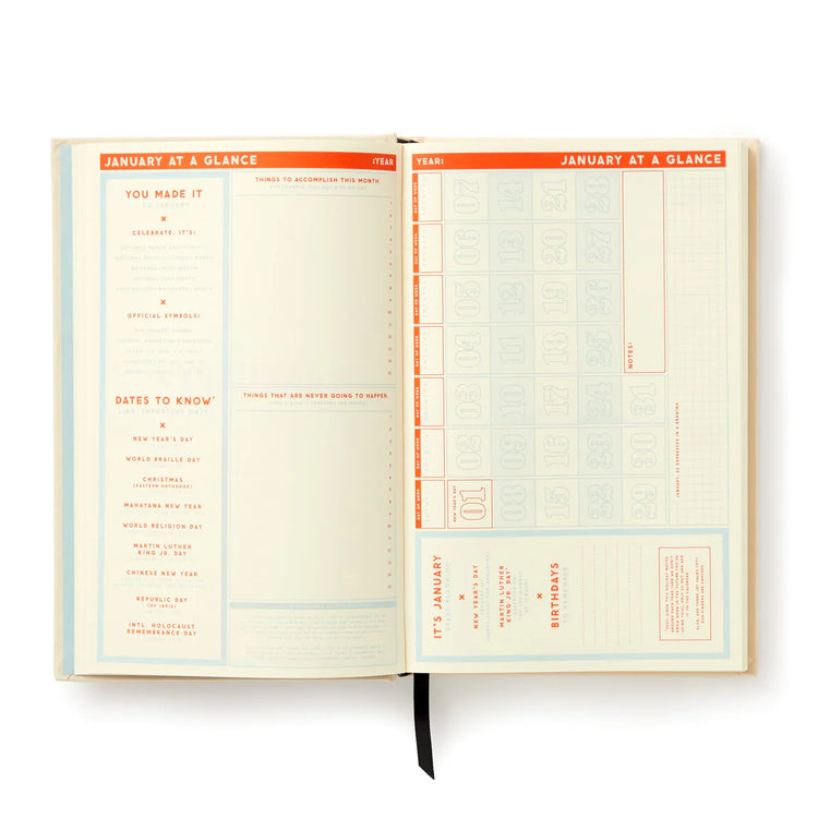 Big Plans Undated Planner
