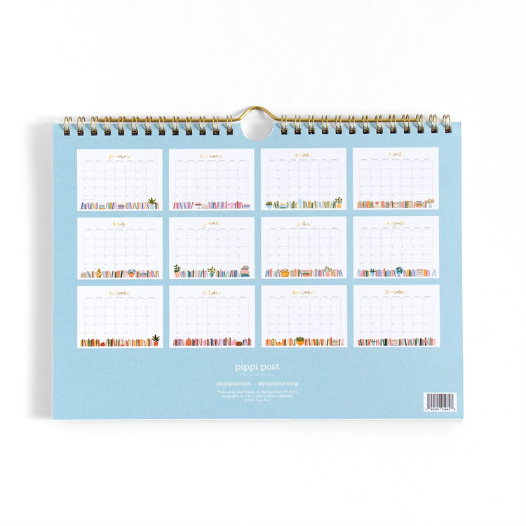 Book Lover's Wall Calendar