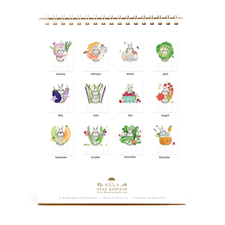 2027 Bunny Calendar - Farmer's Market