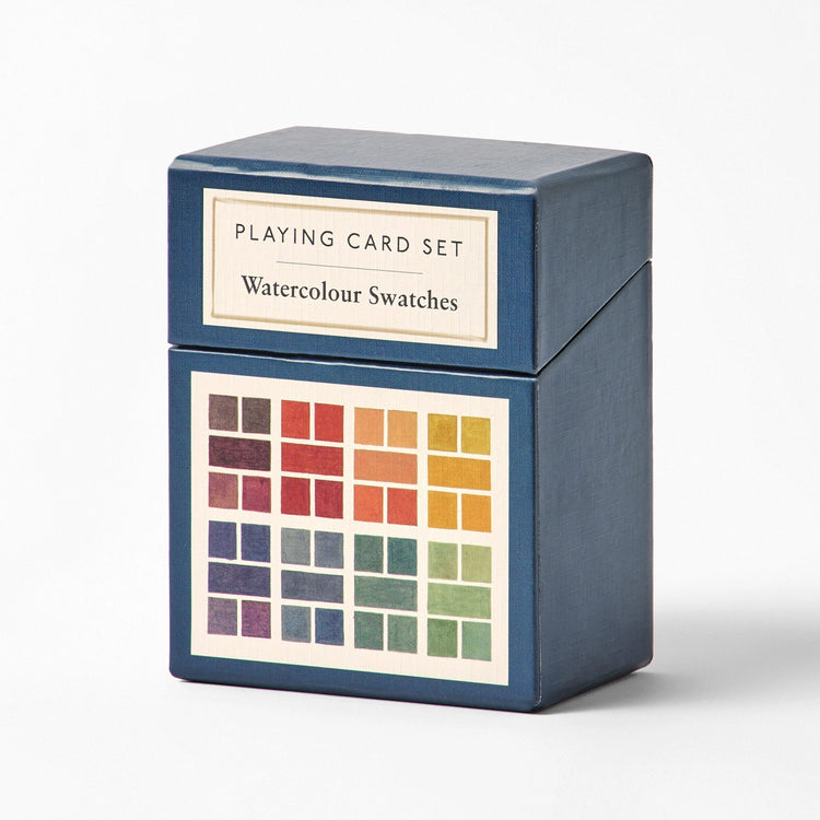 Watercolor Swatch Playing Cards