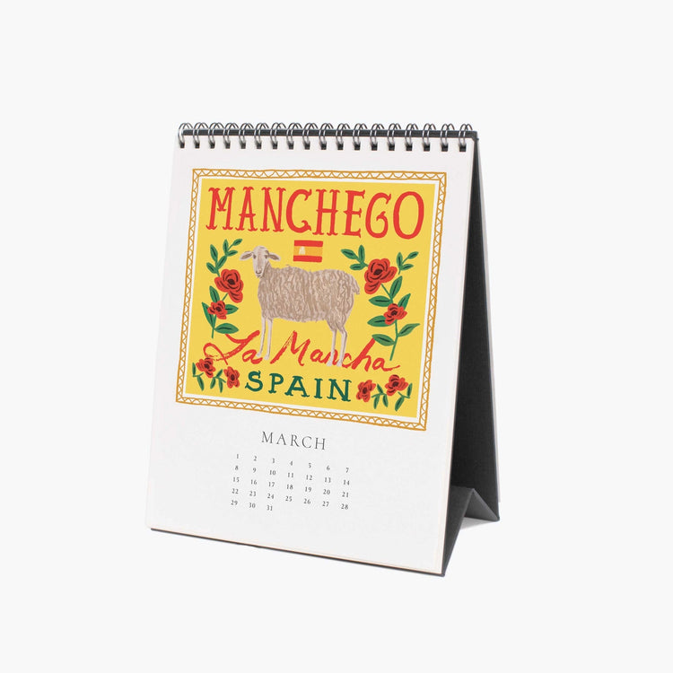 2026 Cheese Desk Calendar