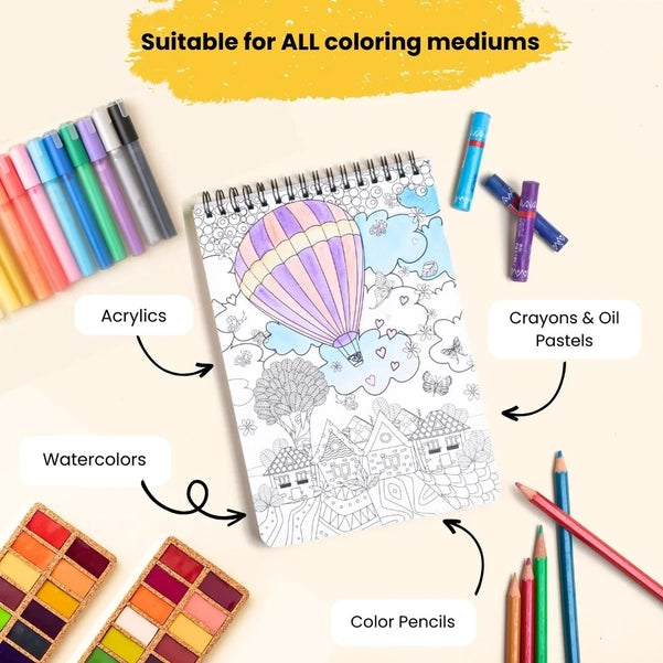 Cityscapes Coloring Book