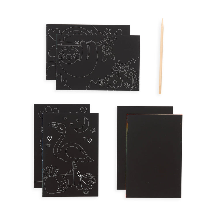 Funtastic Friends Mini Scratch & Scribble Art Kit