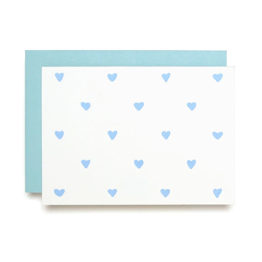 Blue Hearts Boxed Notes