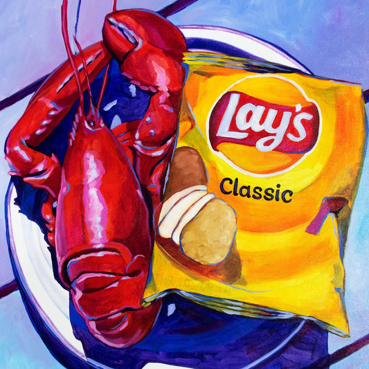 Lobster and Lays Print