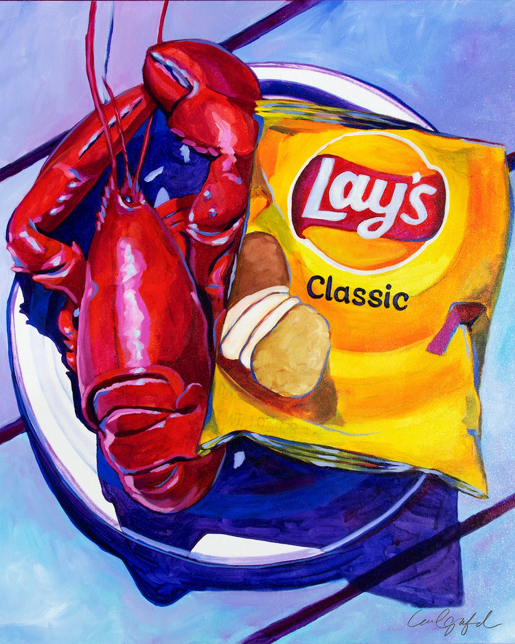 Lobster and Lays Print