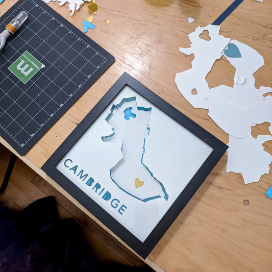 11/15 | Make Your Own Paper Place Map Art