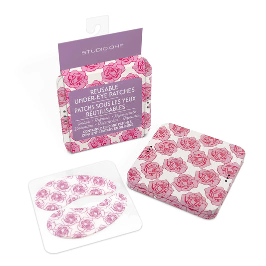 Petite Roses Reusable Under-Eye Patches