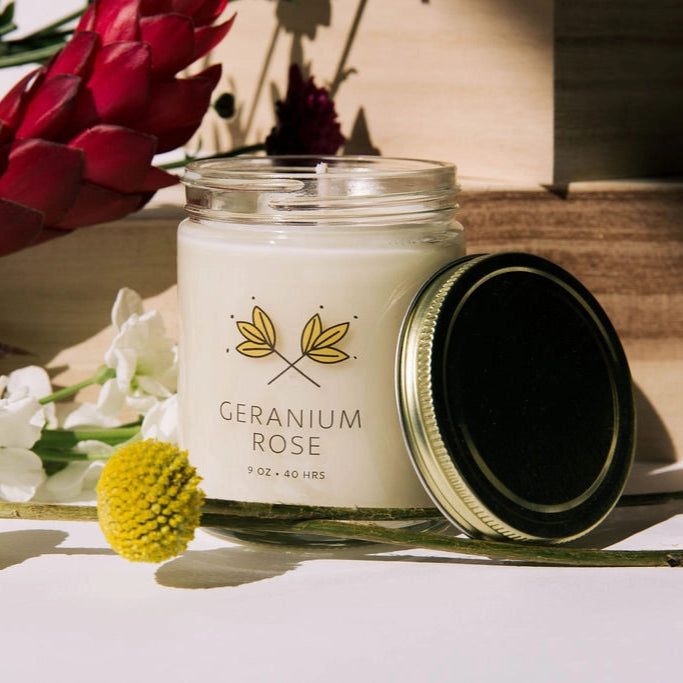 Geranium Rose Candle