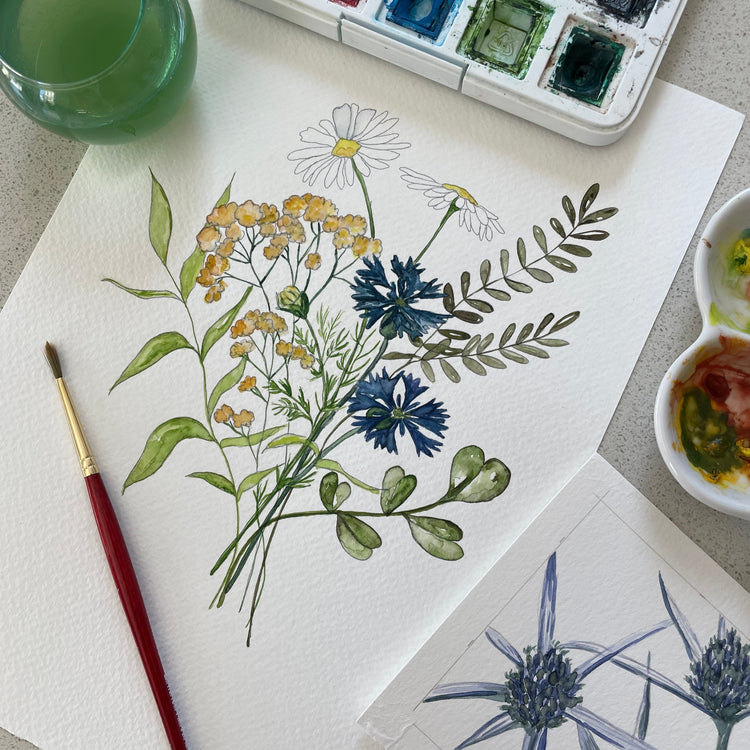 7/17 | Intro to Botanical Watercolor: Summer Wildflowers