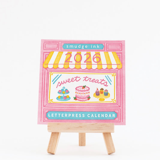 2026 Sweet Treats Desk Calendar