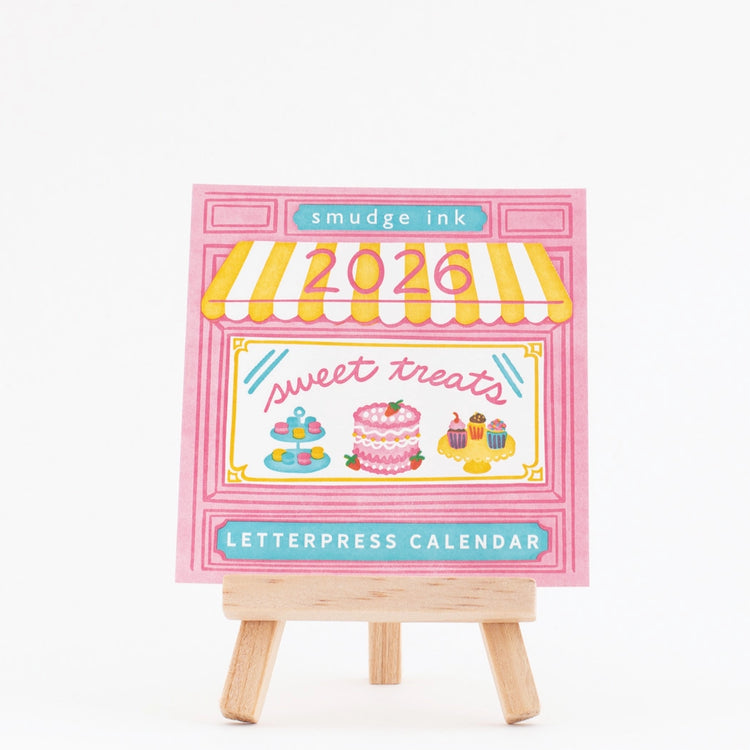 2026 Sweet Treats Desk Calendar