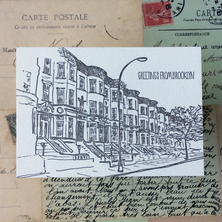 Brooklyn Letterpress Postcard Pack