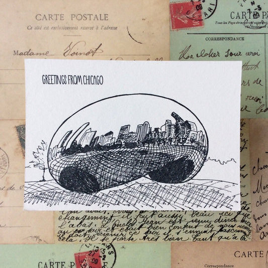 Chicago Letterpress Postcard Pack