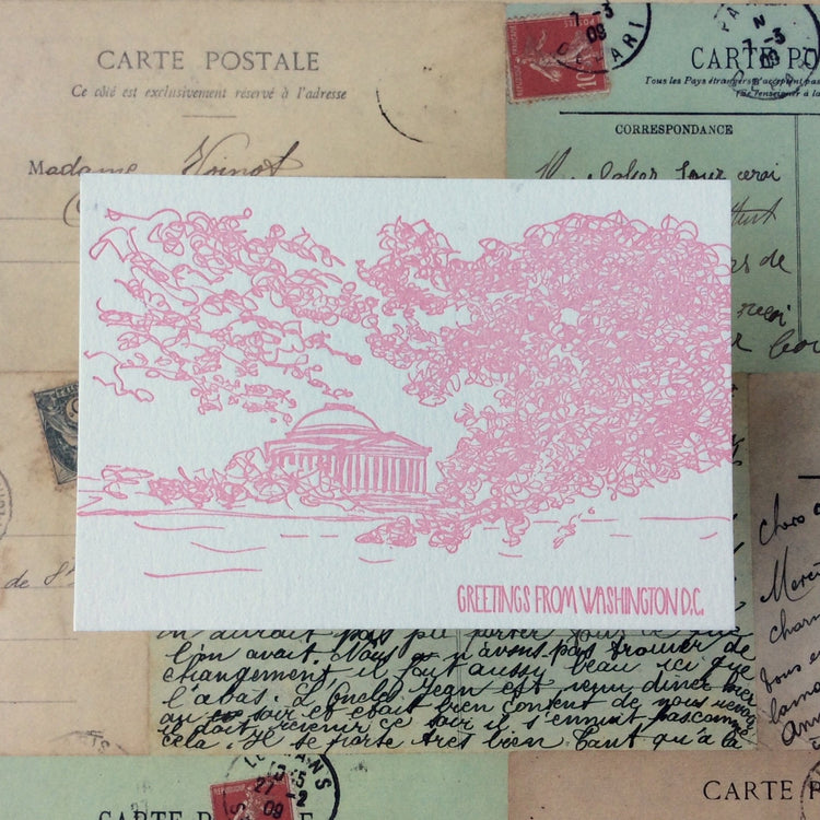 Washington D.C. Letterpress Postcard Pack
