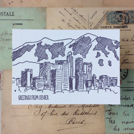 Denver Letterpress Postcard Pack