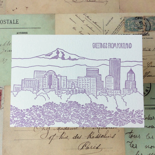 Portland Letterpress Postcard Pack