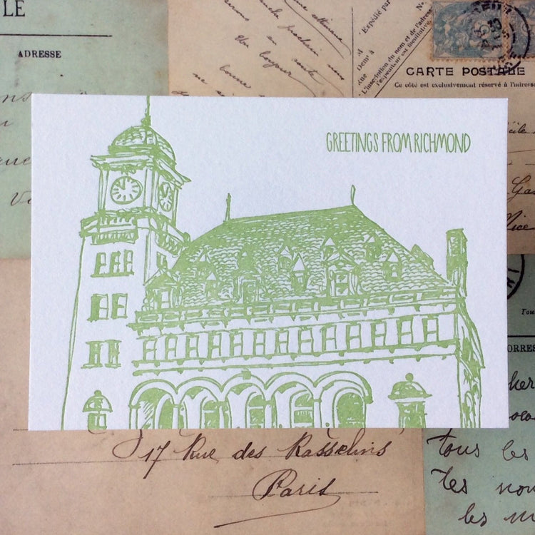Richmond Letterpress Postcard Pack