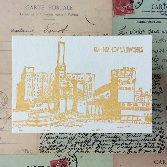 Williamsburg Letterpress Postcard Pack