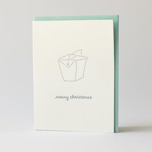 Merry Christmas Takeout Holiday Cards