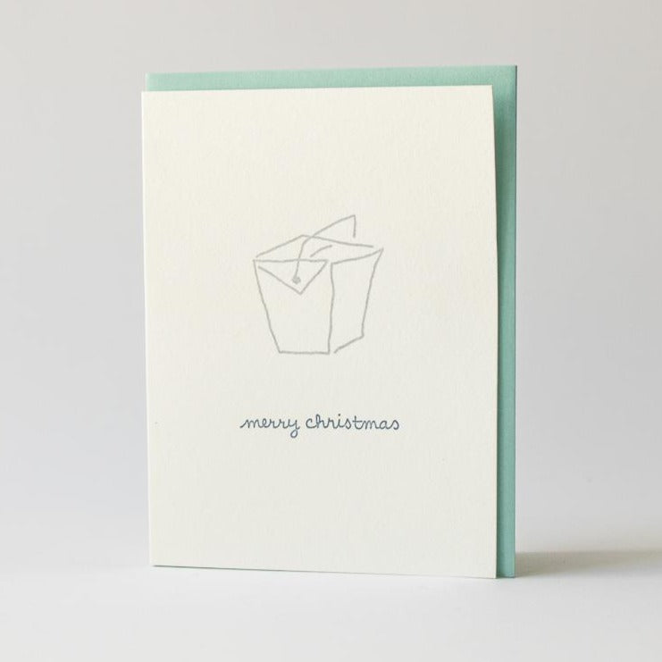 Merry Christmas Takeout Holiday Cards