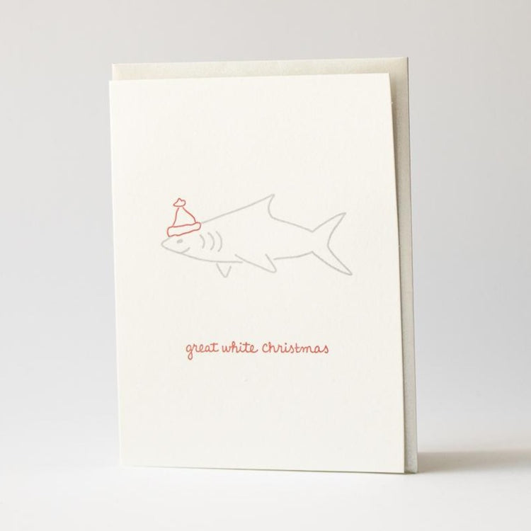 Great White Christmas Holiday Cards