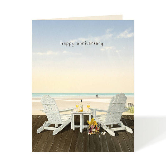 Happy Anniversary Adirondack Chairs
