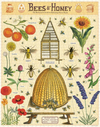 Vintage Bees and Honey Puzzle
