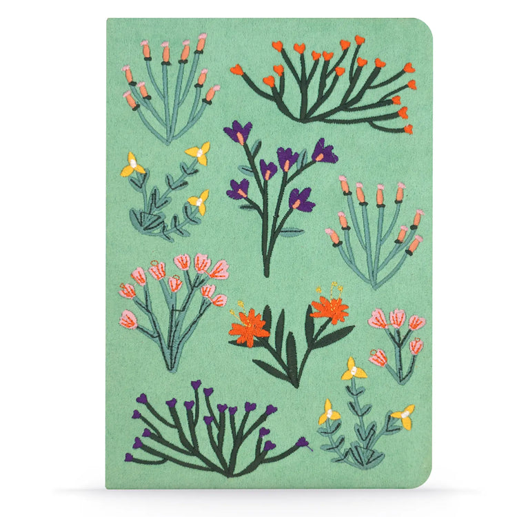 Petite Blooms Embroidered Journal