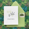 best fronds forever - letterpress greeting card