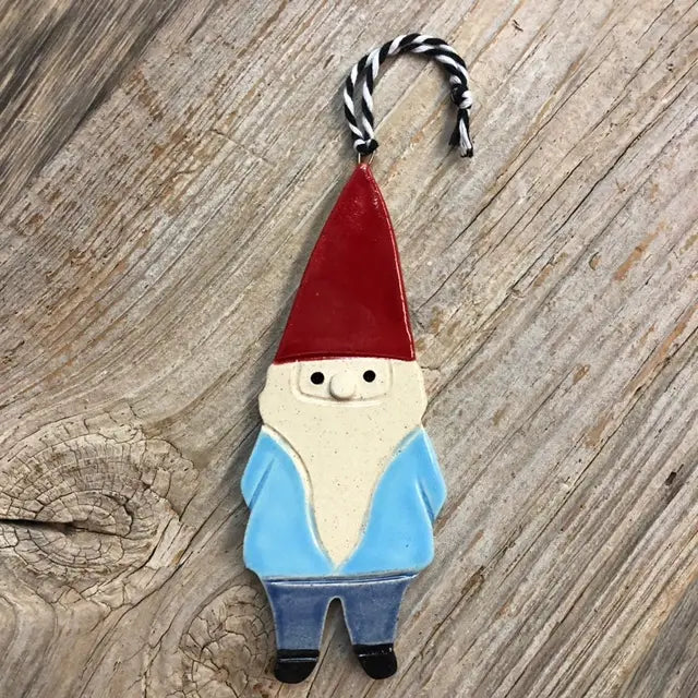 Ceramic Gnome Ornament