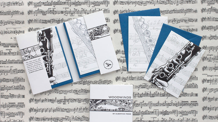Woodwinds Letterpress Library