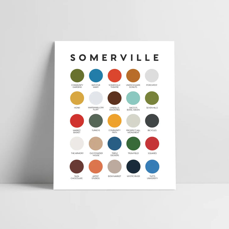 City Color Palette Prints