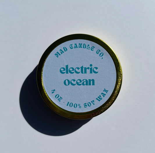 Electric Ocean Candle