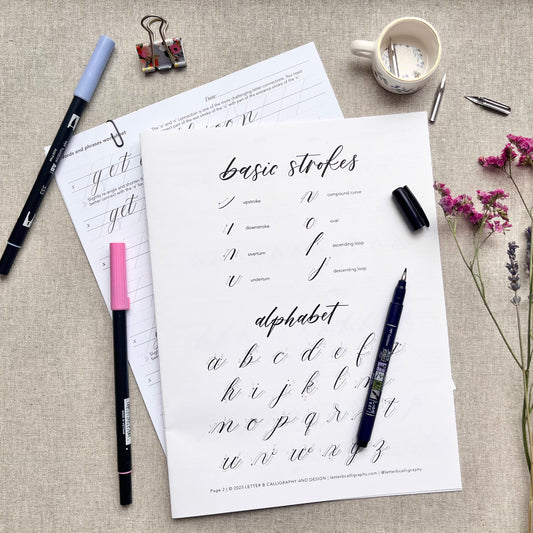 9/10 | Intro to Brush Pen Calligraphy