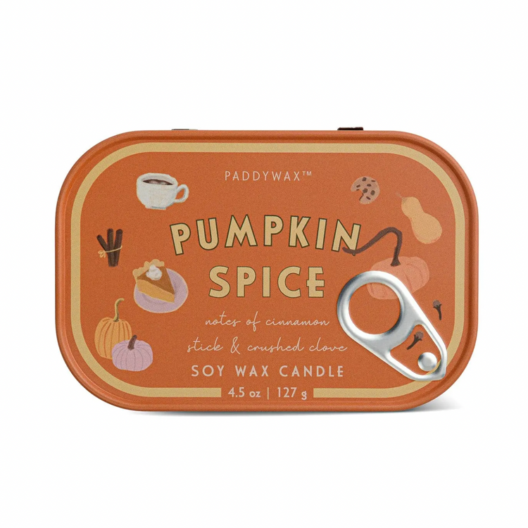 Pumpkin Spice Bistro Tin Candle