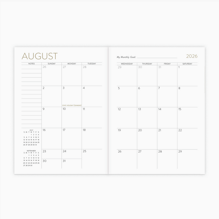 2025 - 2026 Lemons Seedlings On the Go Planner