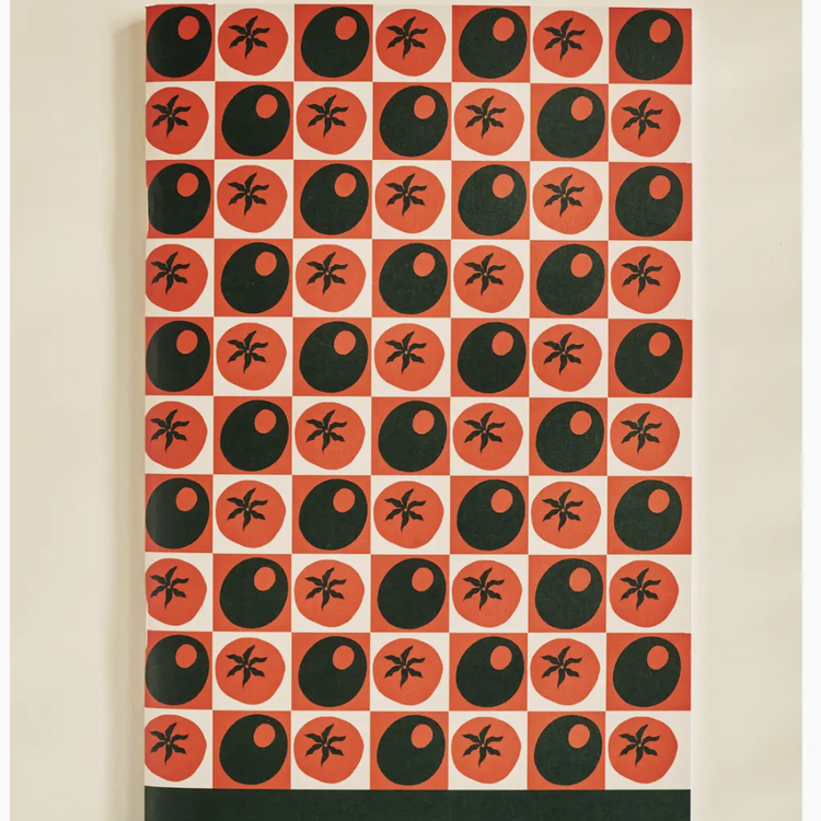 Undated Pomodoro Tomato Olive Checked Weekly Planner