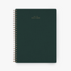 Hunter Green Weekly 17-Month Notebook Planner