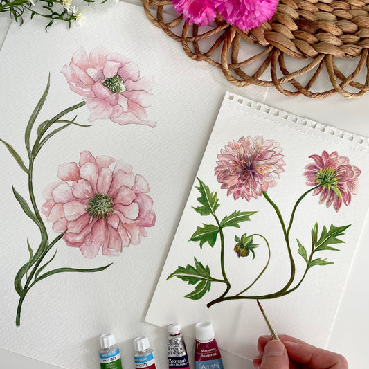 11/21 | Intro to Botanical Watercolor: Blooming November