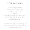 P.S. Letterpress Stationery - Formal Script
