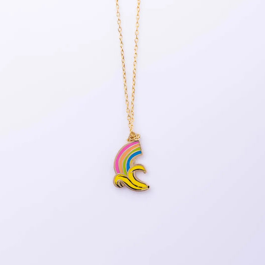 Rainbow Banana Necklace